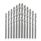 10pcs 0.5-3.0mm Drill Bit HSS Round Shank Twist Drill Bit Tools For Woodworking Repair Tool