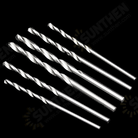 10pcs 0.5-3.0mm Drill Bit HSS Round Shank Twist Drill Bit Tools For Woodworking Repair Tool