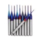 10pcs 0.6-1.0mm Blue NACO Coated PCB Bits Carbide Engraving Milling Cutter For CNC Tool Rotary Burrs 10pcs 0.6-1.0mm Blue NACO Coated PCB Bits Carbide Engraving Milling Cutter For CNC Tool Rotary Burrs