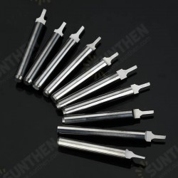 10pcs 1.0x3mm 3.175mm Shank Tungsten Steel Milling Cutter Engraving Bits 10pcs 1.0x3mm 3.175mm Shank Tungsten Steel Milling Cutter Engraving Bits