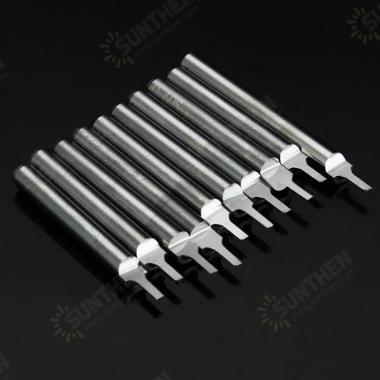 10pcs 1.0x3mm 3.175mm Shank Tungsten Steel Milling Cutter Engraving Bits 10pcs 1.0x3mm 3.175mm Shank Tungsten Steel Milling Cutter Engraving Bits