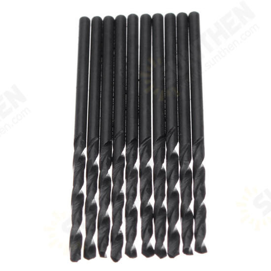 10pcs 1/1.5/2.0/2.5/3.5/4.0/4.5mm Twist Drill Bit Set HSS Straight Shank Twist Drill Bits