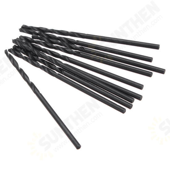 10pcs 1/1.5/2.0/2.5/3.5/4.0/4.5mm Twist Drill Bit Set HSS Straight Shank Twist Drill Bits