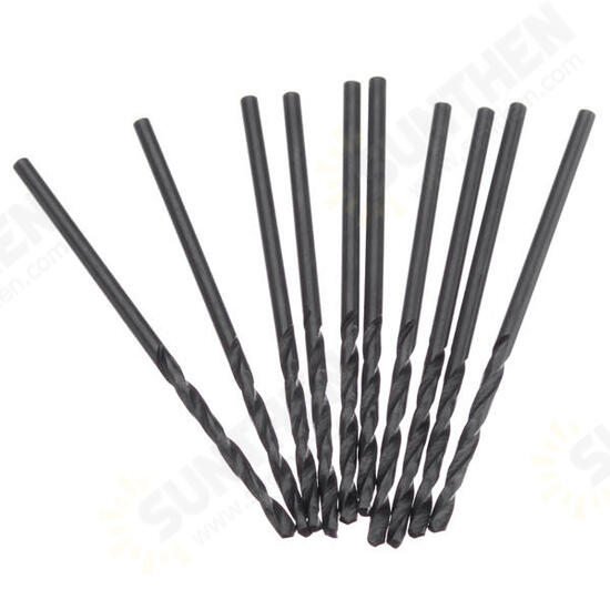 10pcs 1/1.5/2.0/2.5/3.5/4.0/4.5mm Twist Drill Bit Set HSS Straight Shank Twist Drill Bits