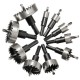 10pcs 12/16/18/20/25/30/35/40/45/50mm HSS Hole Saw Cutter Set 12-50mm Metal Wood Alloy Drill Bit 10pcs 12/16/18/20/25/30/35/40/45/50mm HSS Hole Saw Cutter Set 12-50mm Metal Wood Alloy Drill Bit