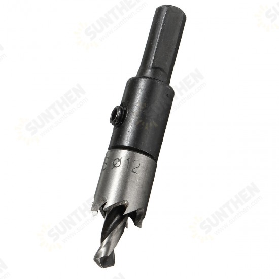 10pcs 12/16/18/20/25/30/35/40/45/50mm HSS Hole Saw Cutter Set 12-50mm Metal Wood Alloy Drill Bit