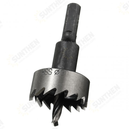 10pcs 12/16/18/20/25/30/35/40/45/50mm HSS Hole Saw Cutter Set 12-50mm Metal Wood Alloy Drill Bit 10pcs 12/16/18/20/25/30/35/40/45/50mm HSS Hole Saw Cutter Set 12-50mm Metal Wood Alloy Drill Bit