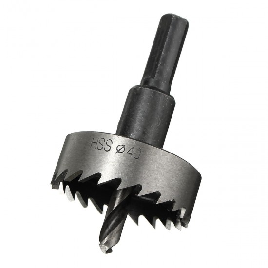 10pcs 12/16/18/20/25/30/35/40/45/50mm HSS Hole Saw Cutter Set 12-50mm Metal Wood Alloy Drill Bit