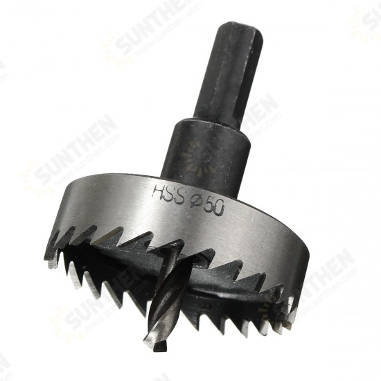 10pcs 12/16/18/20/25/30/35/40/45/50mm HSS Hole Saw Cutter Set 12-50mm Metal Wood Alloy Drill Bit 10pcs 12/16/18/20/25/30/35/40/45/50mm HSS Hole Saw Cutter Set 12-50mm Metal Wood Alloy Drill Bit