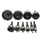 10pcs 12/16/18/20/25/30/35/40/45/50mm HSS Hole Saw Cutter Set 12-50mm Metal Wood Alloy Drill Bit 10pcs 12/16/18/20/25/30/35/40/45/50mm HSS Hole Saw Cutter Set 12-50mm Metal Wood Alloy Drill Bit