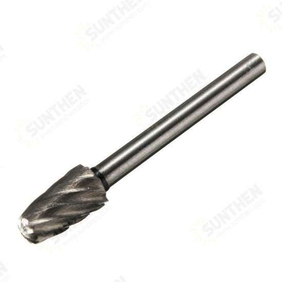 10pcs 1/8 Inch Shank Milling Rotary File Burrs Bit Set Wood Carving Rasps Router Bits Grinding Head