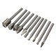 10pcs 1/8 Inch Shank Milling Rotary File Burrs Bit Set Wood Carving Rasps Router Bits Grinding Head