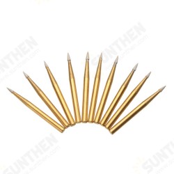 10pcs 19mm Trimming Finishing Burs Titanium Tungsten Steel Drill Bits