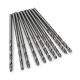 10pcs 2.5mm Micro HSS Twist Drill Bits Straight Shank Electrical Drill Bits