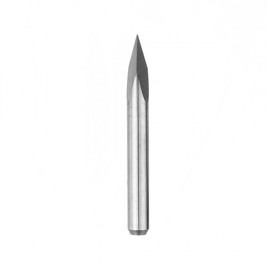 10pcs 3.175mm Shank 10 Degree 0.1/0.2/0.3mm Tip Tungsten Steel Engraving Bit CNC Tool