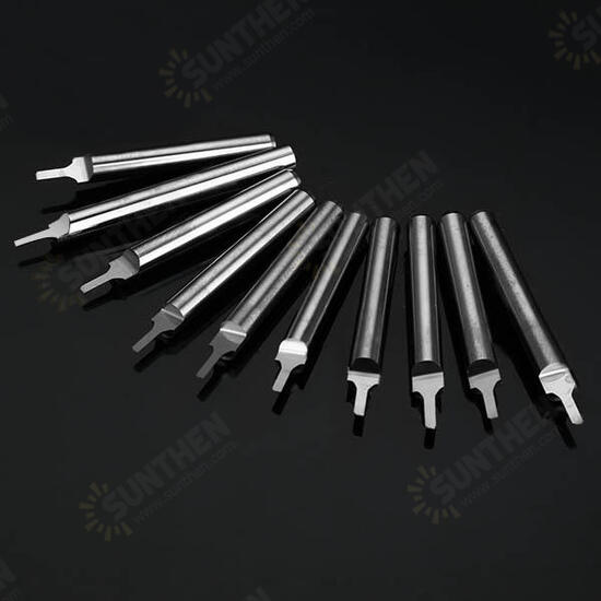 10pcs 3.175mm Shank 1.5x6mm Tungsten Steel Parallel Milling Cutter Engraving Bits 10pcs 3.175mm Shank 1.5x6mm Tungsten Steel Parallel Milling Cutter Engraving Bits