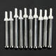 10pcs 3.175mm Shank 1.5x6mm Tungsten Steel Parallel Milling Cutter Engraving Bits