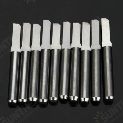 10pcs 3.175mm Shank 2.5x8mm Tungsten Steel Parallel Milling Cutter Engraving Bits 10pcs 3.175mm Shank 2.5x8mm Tungsten Steel Parallel Milling Cutter Engraving Bits