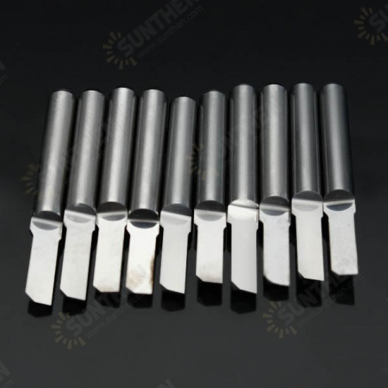 10pcs 3.175mm Shank 2.5x8mm Tungsten Steel Parallel Milling Cutter Engraving Bits 10pcs 3.175mm Shank 2.5x8mm Tungsten Steel Parallel Milling Cutter Engraving Bits