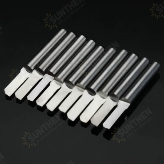 10pcs 3.175mm Shank 2.5x8mm Tungsten Steel Parallel Milling Cutter Engraving Bits 10pcs 3.175mm Shank 2.5x8mm Tungsten Steel Parallel Milling Cutter Engraving Bits