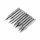 10pcs 3.175mm Shank 45 Degree 0.1/0.2/0.3mm Tip Tungsten Steel Engraving Bit CNC Tool