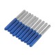 10pcs 3.175mm Shank 60 Degree 0.1/0.2/0.3mm Tip Tungsten Steel Engraving Bit CNC Tool