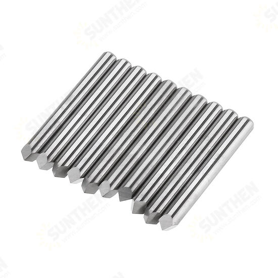 10pcs 3.175mm Shank 60 Degree 0.1/0.2/0.3mm Tip Tungsten Steel Engraving Bit CNC Tool