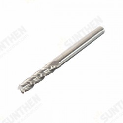 10pcs 3.175mm Shank Carbide Milling Cutter CNC 4 Flute Spiral Bit End Mill CEL 15mm