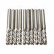 10pcs 3.175mm Shank Carbide Milling Cutter CNC 4 Flute Spiral Bit End Mill CEL 15mm 10pcs 3.175mm Shank Carbide Milling Cutter CNC 4 Flute Spiral Bit End Mill CEL 15mm