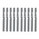 10pcs 3.175mm Single Flute End Mill Cutter Carbide CNC Router Bit Milling Cutter