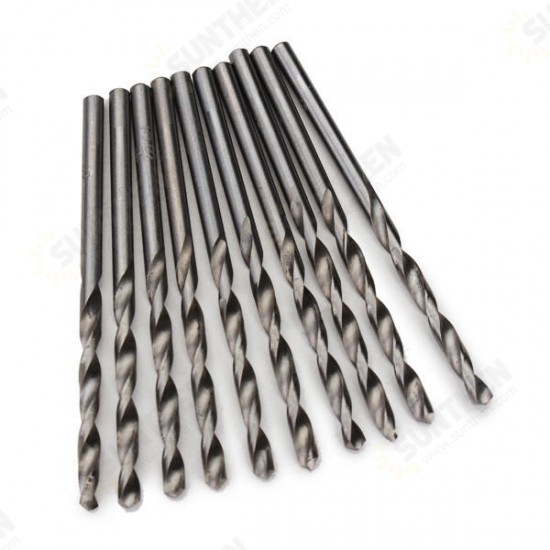 10pcs 3.5mm Micro HSS Twist Drill Bits Straight Shank Auger Bits For Electrical Drill