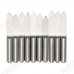 10pcs 60 Degree 0.3mm Tip 3.175mm Carbide PCB Engraving Bits End Mill Cutter CNC Router Tool 10pcs 60 Degree 0.3mm Tip 3.175mm Carbide PCB Engraving Bits End Mill Cutter CNC Router Tool