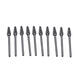 10pcs Double-striped Tungsten Steel Solid Carbide Burrs Rotary File Tools Drill Bits Kit