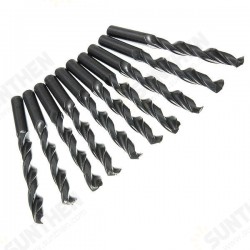 10pcs HSS Straight Shank Worm Spiral Twist Drill Bits from 1-10MM 10pcs HSS Straight Shank Worm Spiral Twist Drill Bits from 1-10MM