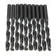 10pcs HSS Straight Shank Worm Spiral Twist Drill Bits from 1-10MM