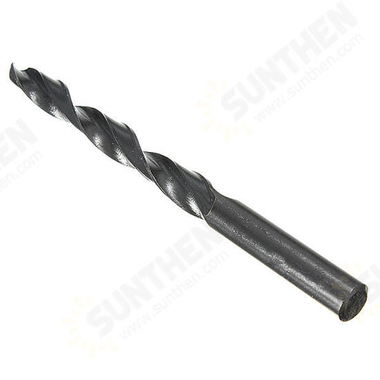 10pcs HSS Straight Shank Worm Spiral Twist Drill Bits from 1-10MM