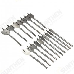 11-38mm Wood Flat Drill Bits Hex Shank Wood Working Spade Drill Bits 11-38mm Wood Flat Drill Bits Hex Shank Wood Working Spade Drill Bits