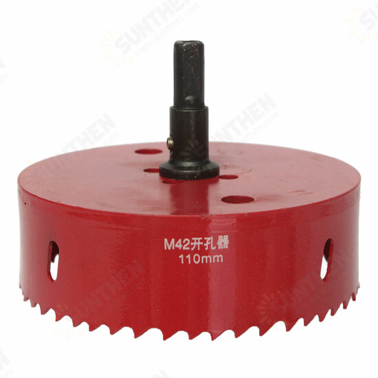 110-200mm M42 HSS Hole Saw Cutter Drill Bit Bi Metal Tip Drill For Aluminum Iron Wood