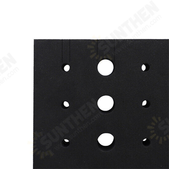 110 Holes EVA Router Bit Tray Drill Bit Milling Cutter Storage Box Organize Storage Boxes 110 Holes EVA Router Bit Tray Drill Bit Milling Cutter Storage Box Organize Storage Boxes