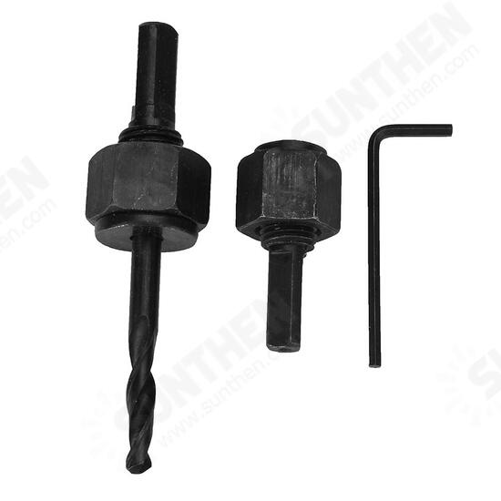 11/16Pcs 19-127mm Alloy Woodworking Hole Saw Cutter Gypsum Board PVC Wood Plate Reamer Hole Distance Set 11/16Pcs 19-127mm Alloy Woodworking Hole Saw Cutter Gypsum Board PVC Wood Plate Reamer Hole Distance Set