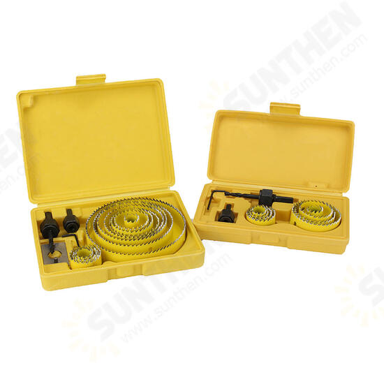 11/16Pcs 19-127mm Alloy Woodworking Hole Saw Cutter Gypsum Board PVC Wood Plate Reamer Hole Distance Set 11/16Pcs 19-127mm Alloy Woodworking Hole Saw Cutter Gypsum Board PVC Wood Plate Reamer Hole Distance Set