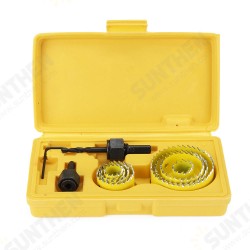 11/16Pcs 19-127mm Alloy Woodworking Hole Saw Cutter Gypsum Board PVC Wood Plate Reamer Hole Distance Set 11/16Pcs 19-127mm Alloy Woodworking Hole Saw Cutter Gypsum Board PVC Wood Plate Reamer Hole Distance Set