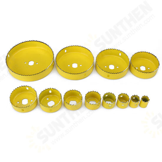 11/16Pcs 19-127mm Alloy Woodworking Hole Saw Cutter Gypsum Board PVC Wood Plate Reamer Hole Distance Set 11/16Pcs 19-127mm Alloy Woodworking Hole Saw Cutter Gypsum Board PVC Wood Plate Reamer Hole Distance Set