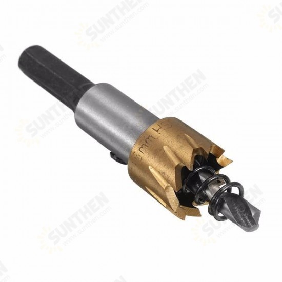 12-18mm HSS Titanium Coated Hole Sawtooth HSS Hole Saw Cutter Drill Bit 12/14/16/18mm