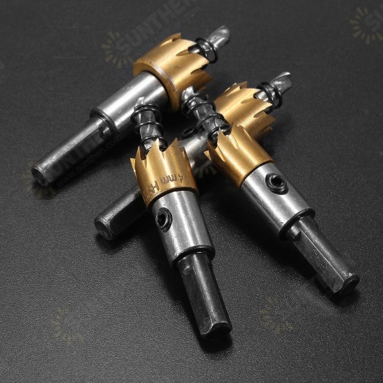 12-18mm HSS Titanium Coated Hole Sawtooth HSS Hole Saw Cutter Drill Bit 12/14/16/18mm