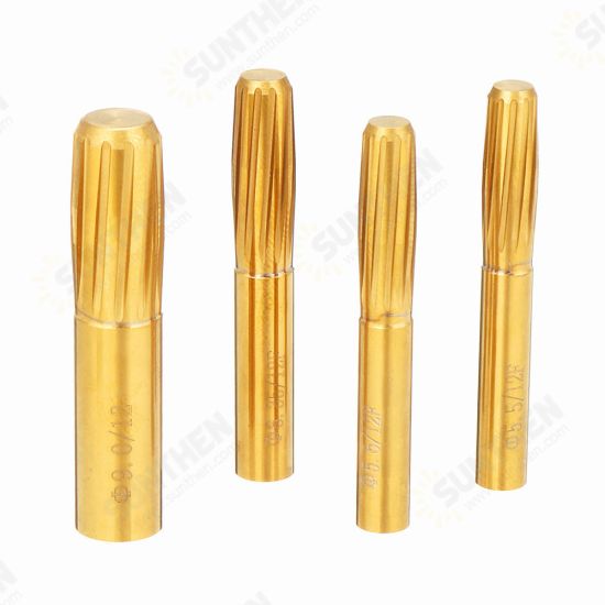 12 Flutes 5.5mm-9.0mm Rifling Button Hard Alloy Chamber Helical Machine Reamer Tool