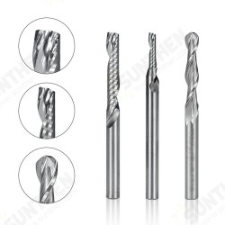 12 Pcs Carbide End Mill Cutter 1/8inch Cnc Router Bits Double Flute Tools 1 Flute Single Edged Milling Cutter 12 Pcs Carbide End Mill Cutter 1/8inch Cnc Router Bits Double Flute Tools 1 Flute Single Edged Milling Cutter
