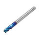 1/2/3/4mm Ball Nose 4 Flutes Milling Cutter R0.2-R1.0 Nano Blue Coating Carbide End Mill