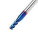 1/2/3/4mm Ball Nose 4 Flutes Milling Cutter R0.2-R1.0 Nano Blue Coating Carbide End Mill