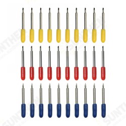 12mm Black Cutting Plotter With 40pcs Blades 30/45/60 Degree for Roland Vinyl Cutter Blade Holder